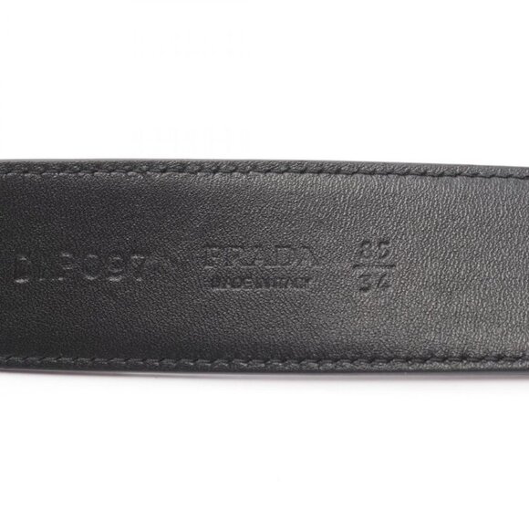 Prada Belt Leather Black 85 main image 5